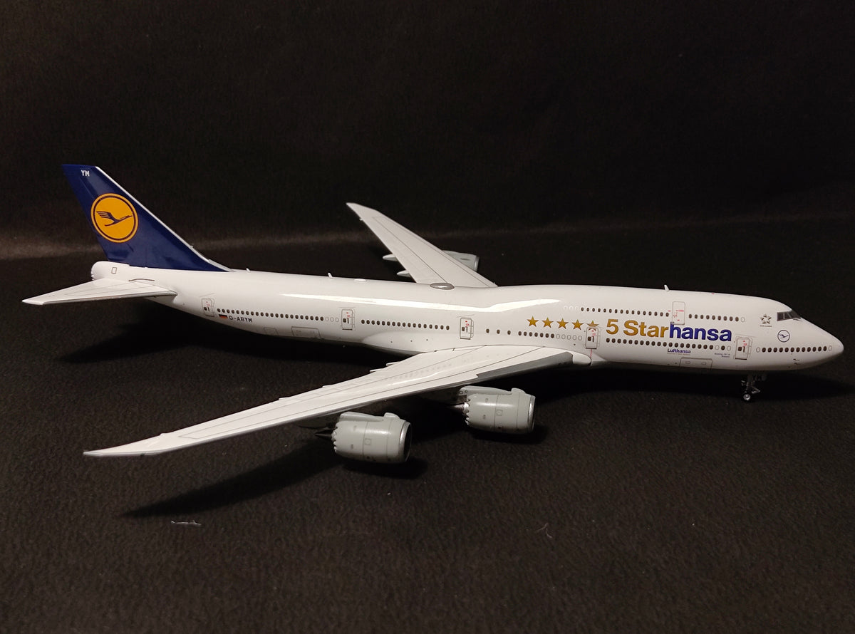 Lufthansa 5 Starhansa B747-8i D-ABYM 1/400 Diecast Scale Model HXModels