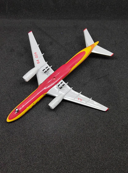 DHL Tuplov TU-204-100 RA-64024 1/400 Diecast Scale Model PandaModel