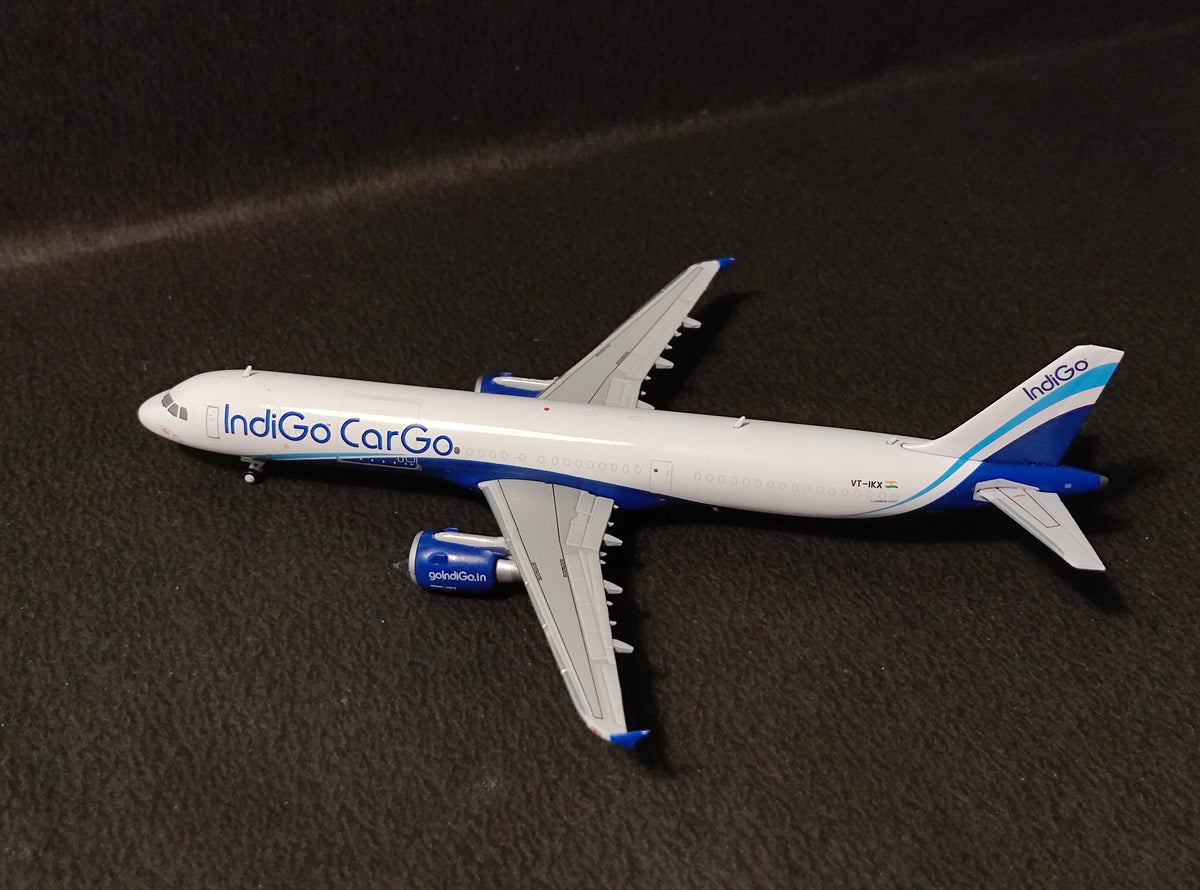 IndiGo Cargo Airbus A321 P2F VT-IKX 1/400 Diecast Scale Model JCWings