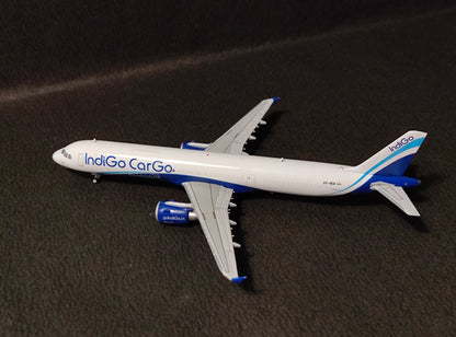 IndiGo Cargo Airbus A321 P2F VT-IKX 1/400 Diecast Scale Model JCWings