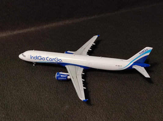 IndiGo Cargo Airbus A321 P2F VT-IKX 1/400 Diecast Scale Model JCWings