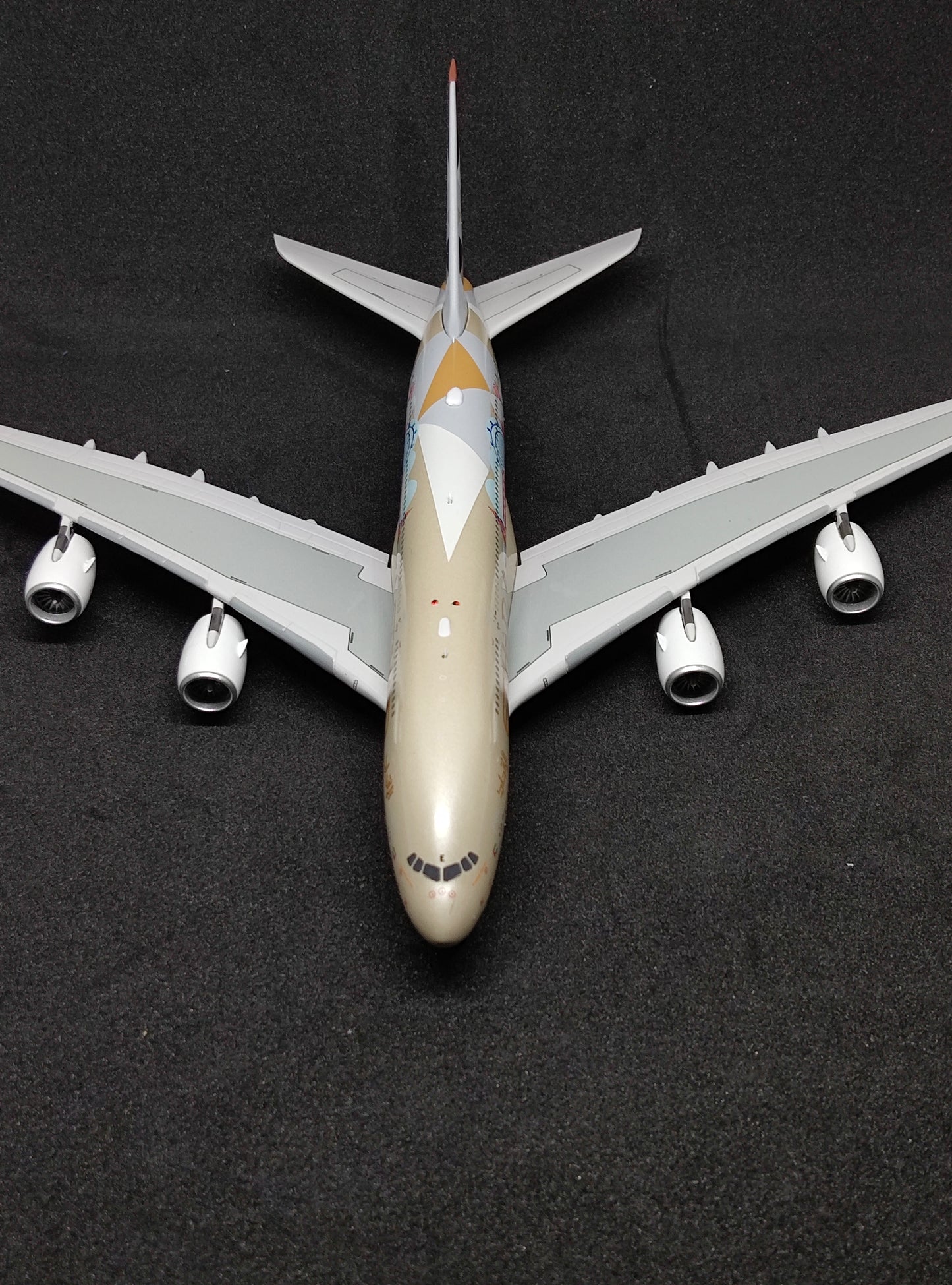 Etihad Airways Airbus A380-800 (Choose The United Kingdom Livery) A6-APE 1/400 Diecast Scale Model Aviation400 Detachable Landing Gear