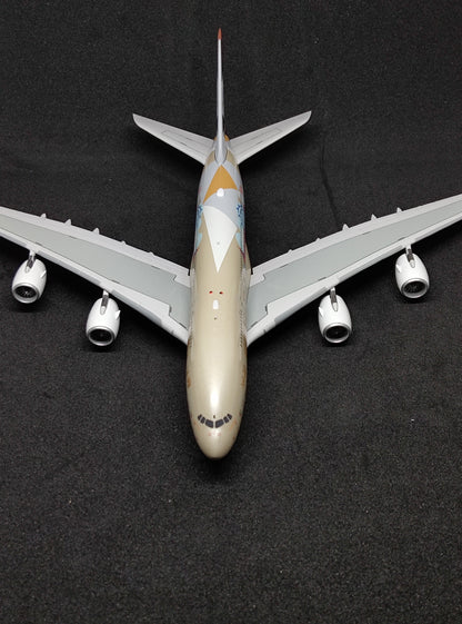 Etihad Airways Airbus A380-800 (Choose The United Kingdom Livery) A6-APE 1/400 Diecast Scale Model Aviation400 Detachable Landing Gear