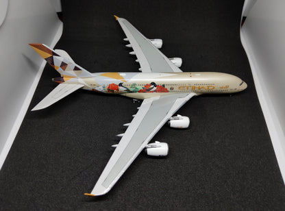Etihad Airways Airbus A380-800 A6-APD (Choose South Korea Livery) detachable landing gear 1/400 Aircraft Scale Model Aviation400