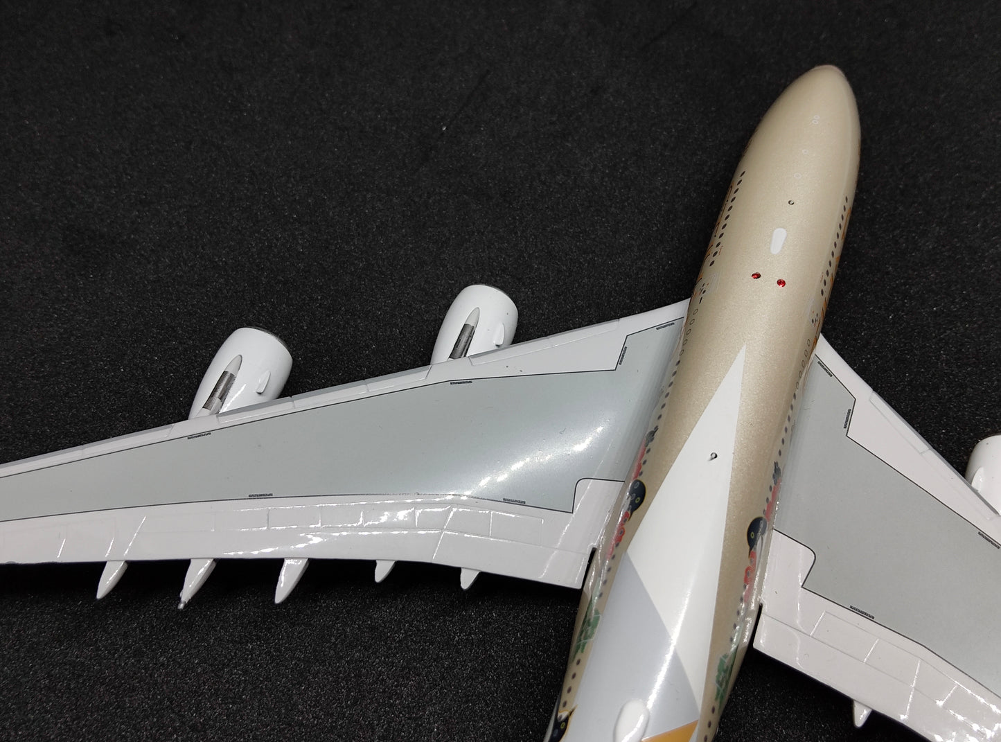 Etihad Airways Airbus A380-800 A6-APD (Choose South Korea Livery) detachable landing gear 1/400 Aircraft Scale Model Aviation400