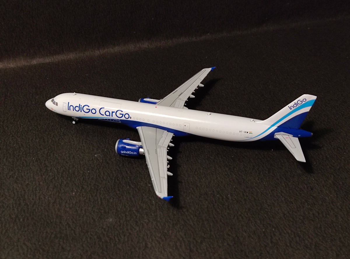 IndiGo Cargo Airbus A321 P2F VT-IKW 1/400 Diecast Scale Model JCWings