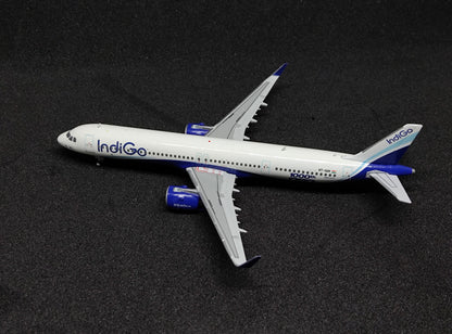 IndiGo Airbus A321neo (1000th neo sticker) VT-IUH 1/400 Diecast Scale Model JCWings