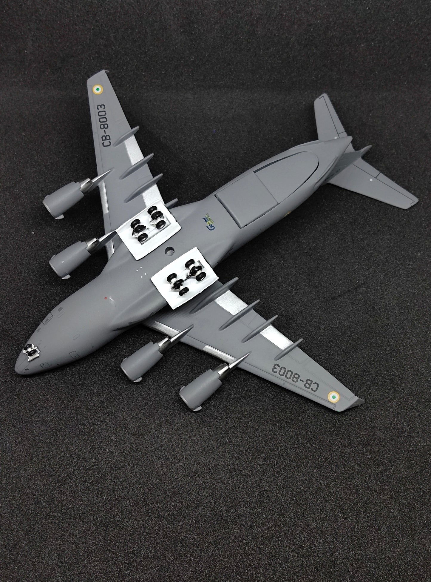 Indian Air Force Boeing C-17 Globemaster III CB-8003 Interactive 1/400 Diecast Scale Model GeminiJets