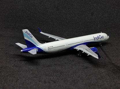 IndiGo Airbus A321neo VT-IUA 1/400 Diecast Scale Model JCWings