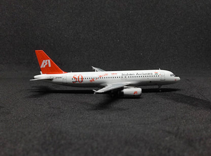 Indian Airlines Airbus A320-231 (50 years of flying livery) VT-EYE 1/400 diecast Aircraft Scale Model PandaModel