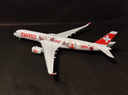 Swiss International Airlines Wanderlust A350-900 HB-IFA 1/400 Diecast Scale Model JCWings