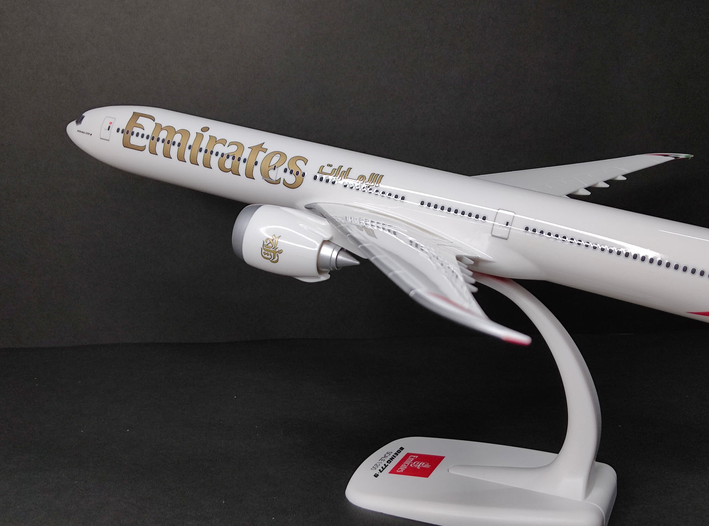 Emirates Boeing B777-9 1/200 Scale Snap Fit Model