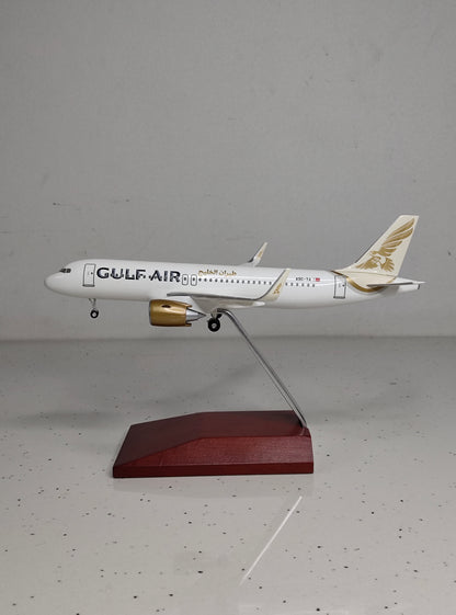Gulf Air Airbus A320neo A9C-TA 1/200 Scale Model Hogan Wings