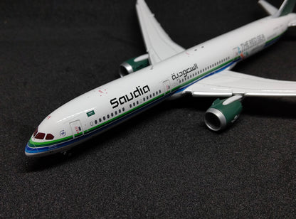 Saudia Boeing 787-10 Dream)Liner HZ-AR33 (The Red Sea) Flaps Down 1/400 Diecast Scale Model JCWings