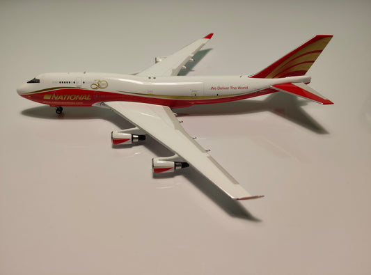 National Airlines 30 Glorious Years Of National Boeing B747-400F N936CA 1/400 Diecast Scale Model Phoenix Models