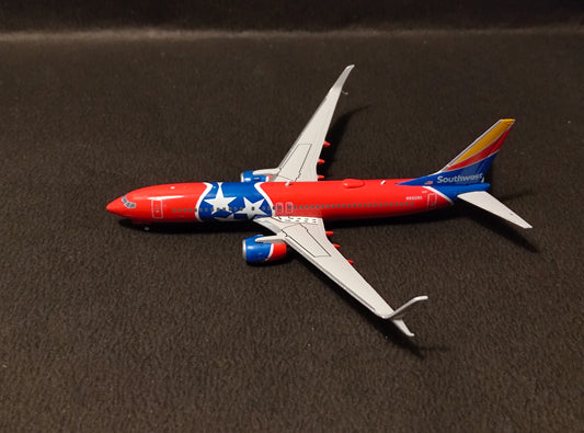 Southwest Airlines Tennessee One Boeing B737-800S N8620H 1/400 Diecast Scale Model GeminiJets