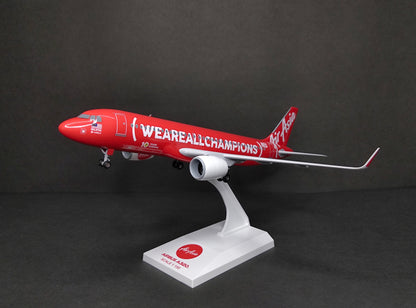 Air Asia Airbus A320 (We are all Champions Livery) 1/150 Scale Model Snap Fit