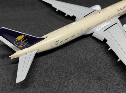Saudia Boeing 777-300ER HZ-AK38 Flaps Down 1/400 Diecast Scale Model JCWings