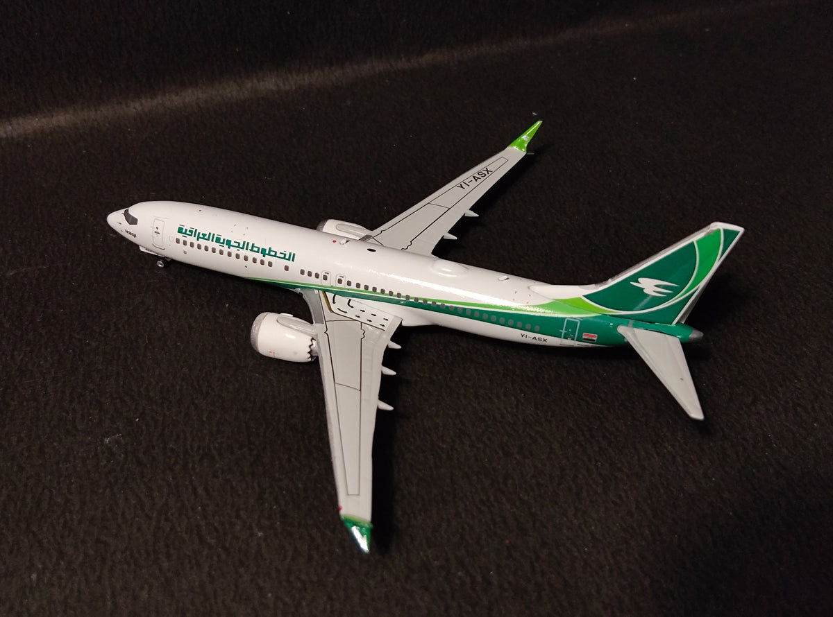 Iraqi Airways Boeing B737 MAX8 YI-ASX 1/400 Diecast Scale Model Phoenix