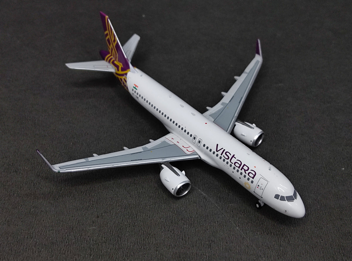 Vistara Airlines Airbus A320neo VT-TNC 1/400 Diecast Aircraft Model PandaModels