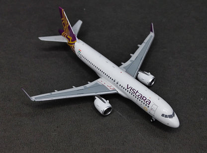Vistara Airlines Airbus A320neo VT-TNC 1/400 Diecast Aircraft Model PandaModels