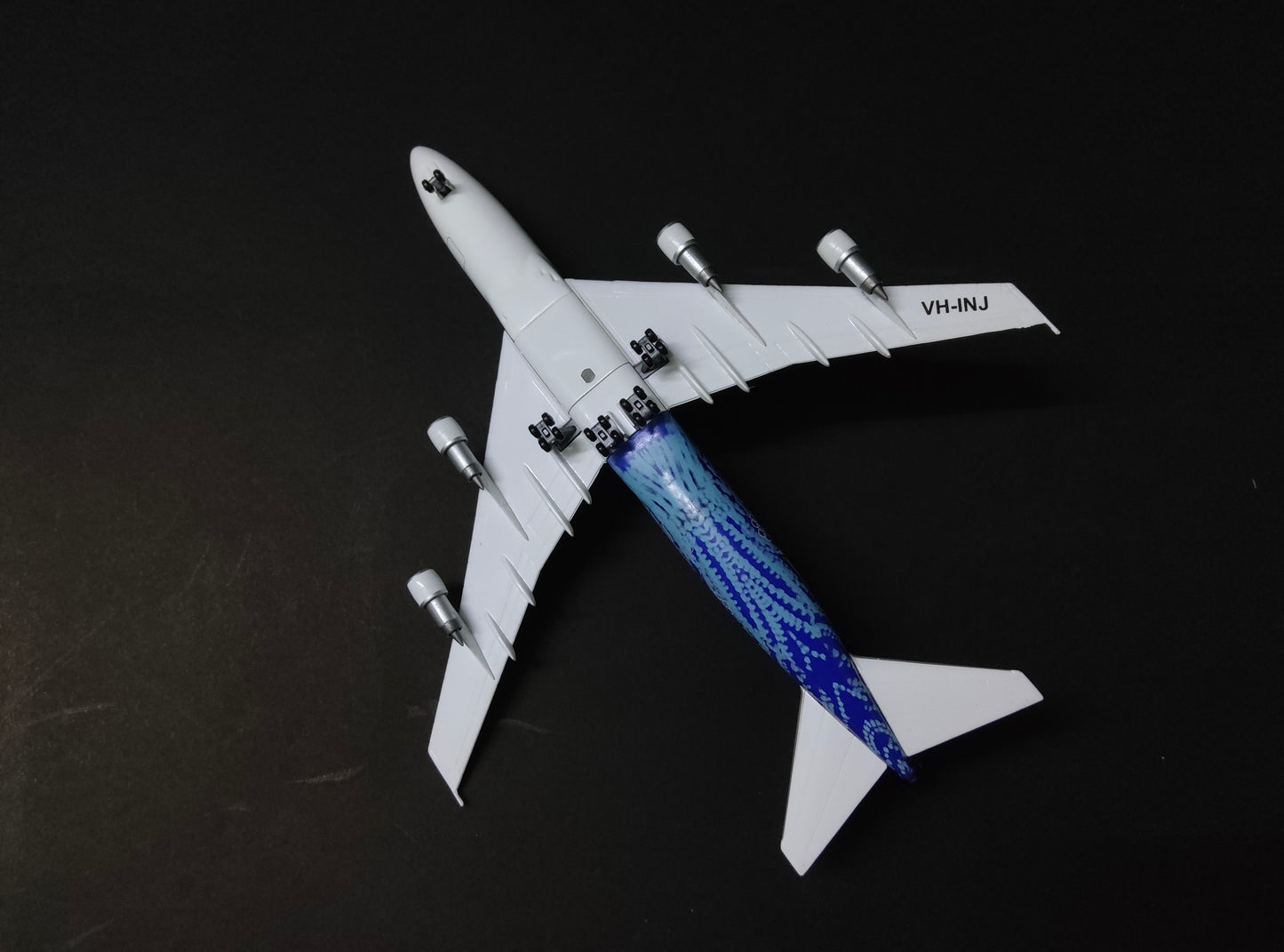 Ansett Australia Boeing 747-300 VH-INJ 1/400 Diecast Scale Model Dragon Wings