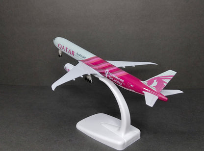 Qatar Airways Boeing B777-300ER A7-BEB 20cms Airplane Model