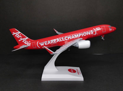 Air Asia Airbus A320 (We are all Champions Livery) 1/150 Scale Model Snap Fit
