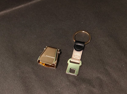 Boeing Gold Seat Belt Keychain Accessories