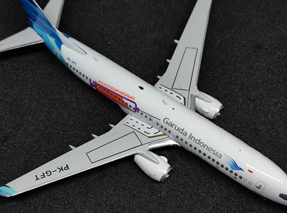 Garuda Indonesia Boeing B737-800 PK-GFT (#SukseskanVaksinasi Livery) 1/400 Diecast Scale Model Phoenix