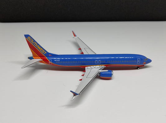 Southwest Airlines Boeing B737MAX-8 N872CB (Colleen Barrett Heroine of the Heart Sticker) 1/400 Diecast Scale Model NGModels