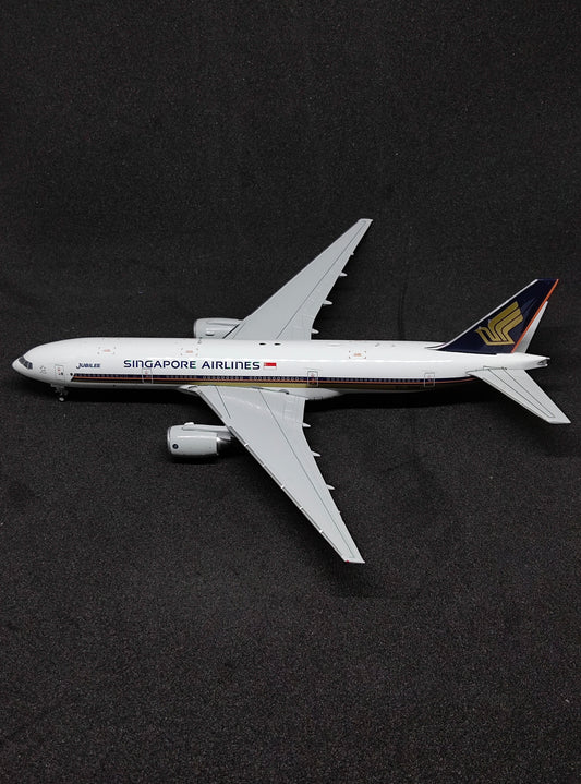 സിംഗപ്പൂർ എയർലൈൻസ് ബോയിംഗ് B777-200ER 9V-SRN 1/400 ഡൈകാസ്റ്റ് സ്കെയിൽ മോഡൽ JCWings