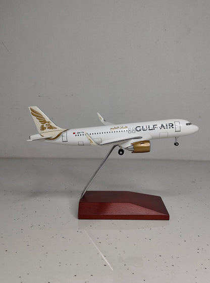 Gulf Air Airbus A320neo A9C-TA 1/200 Scale Model Hogan Wings