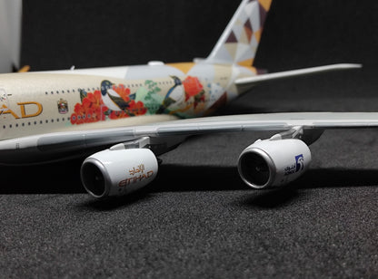 Etihad Airways Airbus A380-800 A6-APD (Choose South Korea Livery) detachable landing gear 1/400 Aircraft Scale Model Aviation400