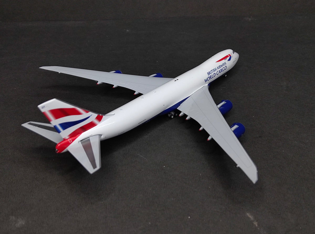 British Airways World Cargo Boeing 747-8F G-GSSF 1/400 Diecast Scale Model JCWings