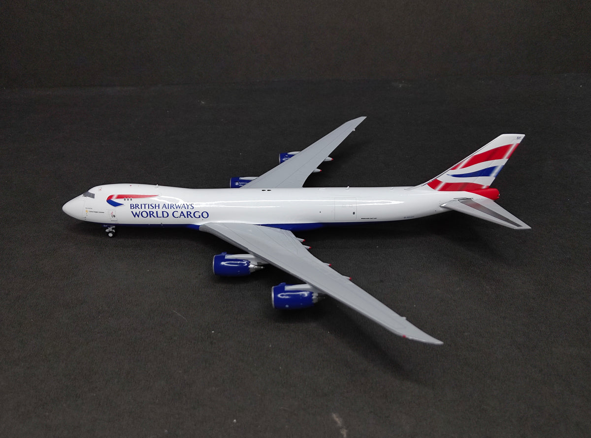 British Airways World Cargo Boeing 747-8F G-GSSF 1/400 Diecast Scale Model JCWings