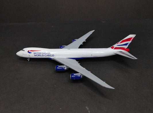 British Airways World Cargo Boeing 747-8F G-GSSF 1/400 Diecast Scale Model JCWings