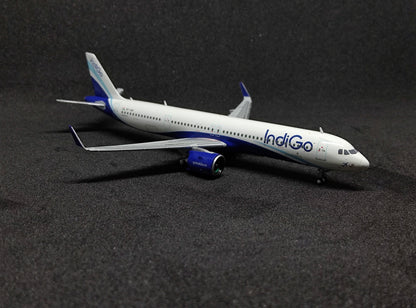 IndiGo Airbus A321neo (1000th neo sticker) VT-IUH 1/400 Diecast Scale Model JCWings