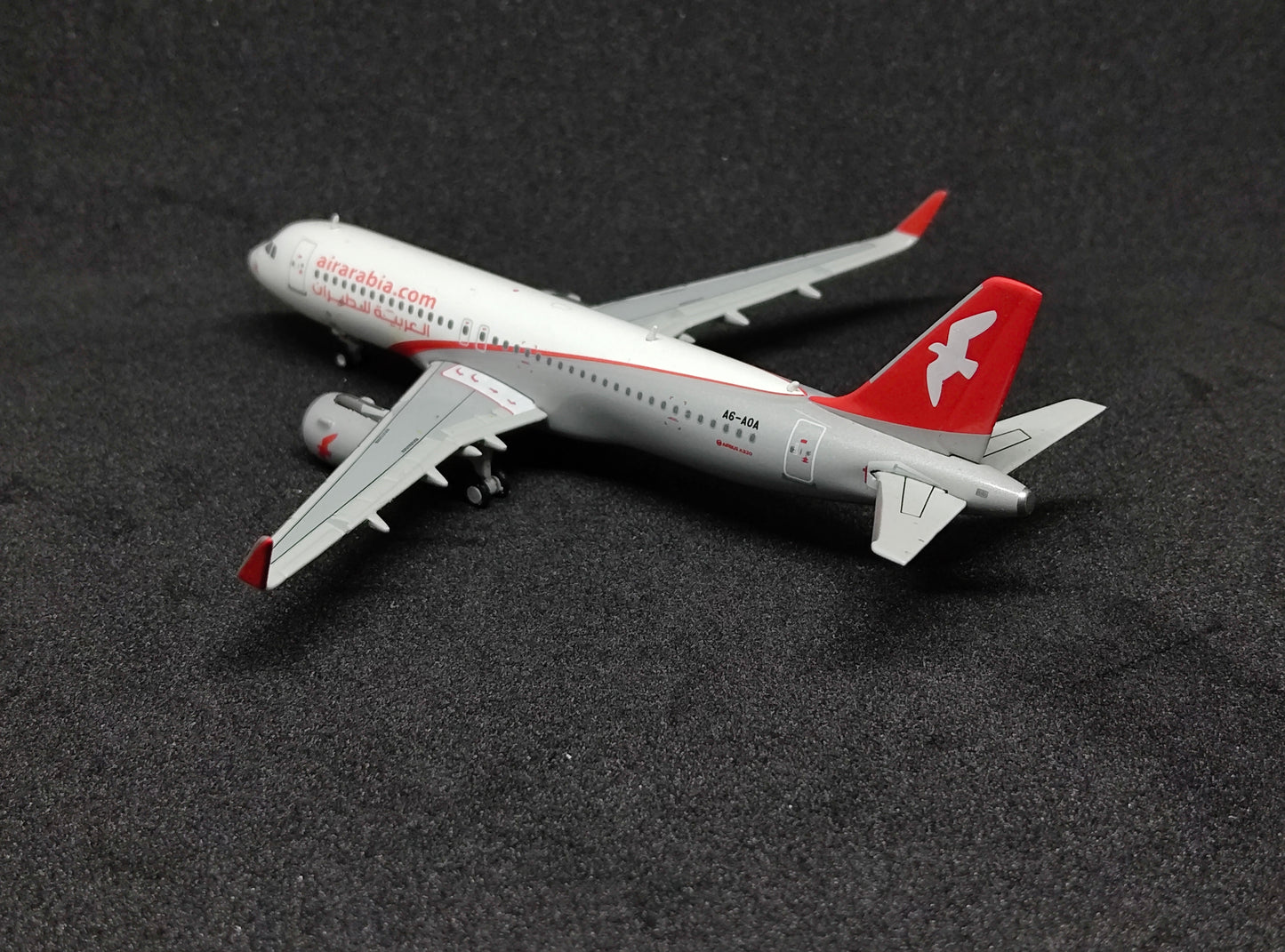 Air Arabia Airbus A320 A6-AOA 1/400 (Old Livery) Diecast Scale Model GeminiJets