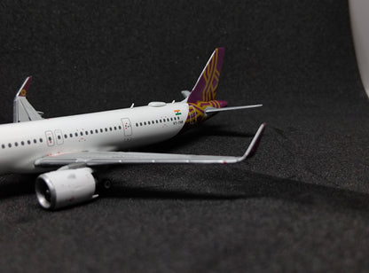 Vistara Airbus A321NEO VT-TVB 1/400 Scale Diecast Model JCWings