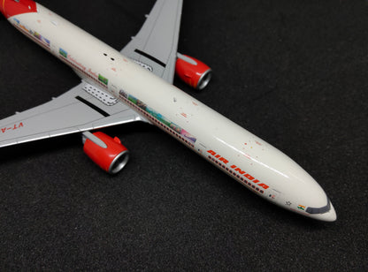 Air India Boeing 777-300ER (Celebrating India Livery) VT-ALN 1/400 Diecast Scale Model JCWings
