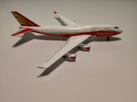 National Airlines 30 Glorious Years Of National Boeing B747-400F N936CA 1/400 Diecast Scale Model Phoenix Models