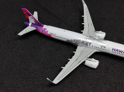 Hawaiian Airlines Airbus A321neo N208HA 1/400 Diecast Scale Model GeminiJets