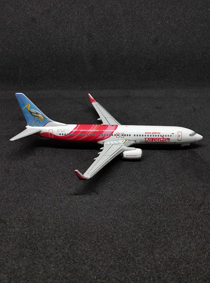 എയർ ഇന്ത്യ എക്സ്പ്രസ് ബോയിംഗ് 737-800 VT-AXT (Stork & Peacock) 1/400 സ്കെയിൽ ഡൈകാസ്റ്റ് മോഡൽ ബ്രാൻഡ് ഫീനിക്സ്