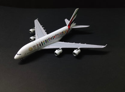 Emirates Airbus A380-800 “Year of Tolerance Livery” A6-EHD 1/400 Diecast Scale Model GeminiJets