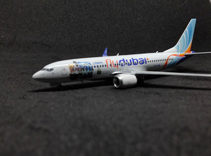 FlyDubai Boeing B737MAX-8 A6-FKB (Argentina Campeón Livery) 1/400 Diecast Scale Model Phoenix