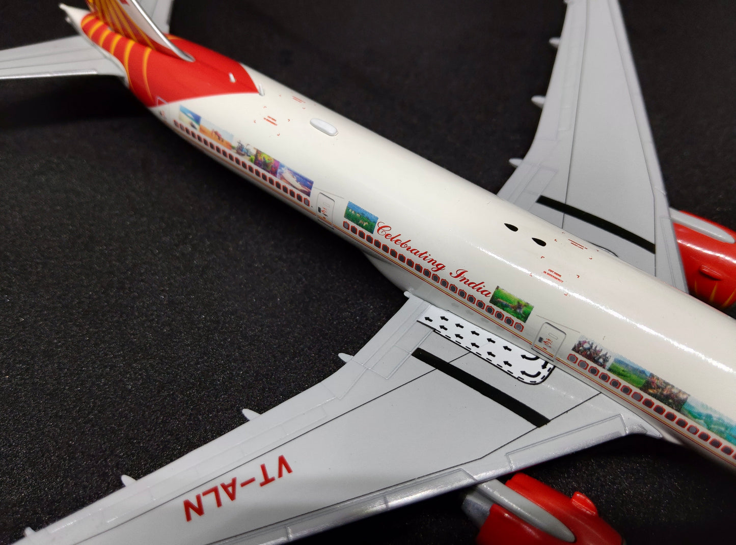 Air India Boeing 777-300ER (Celebrating India Livery) VT-ALN 1/400 Diecast Scale Model JCWings