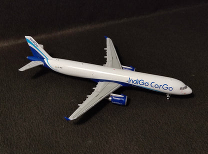 IndiGo Cargo Airbus A321 P2F VT-IKX 1/400 Diecast Scale Model JCWings