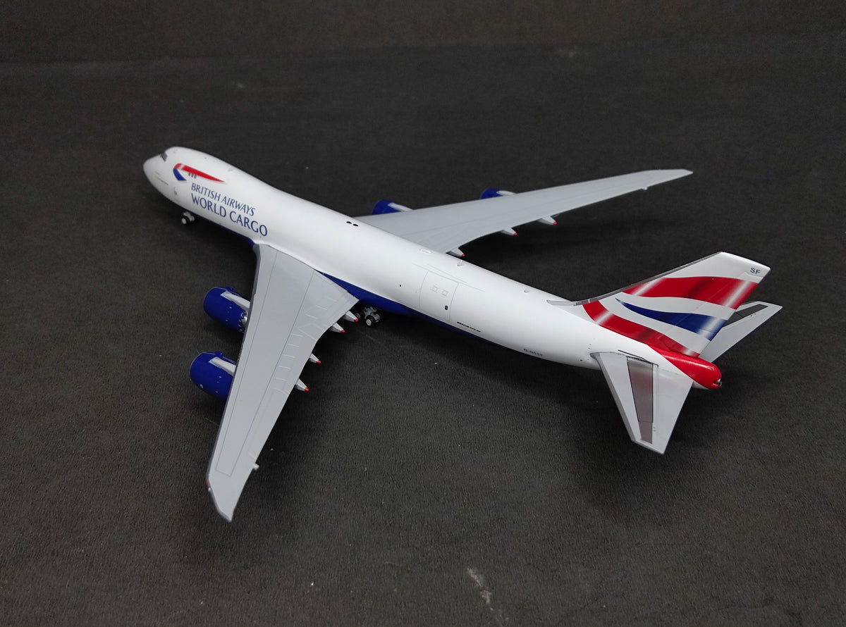 British Airways World Cargo Boeing 747-8F G-GSSF 1/400 Diecast Scale Model JCWings