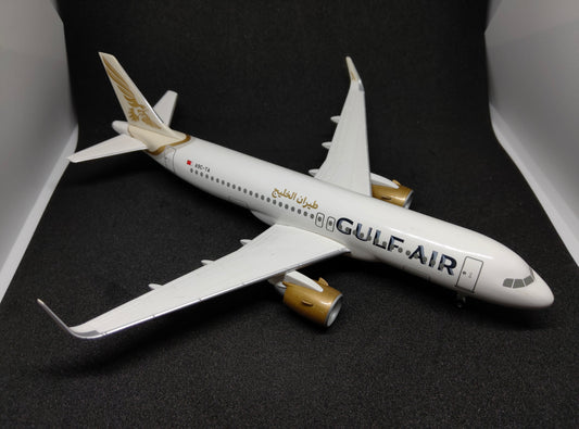 Gulf Air Airbus A320neo A9C-TA 1/200 Scale Model Hogan Wings